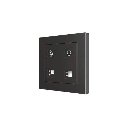 Сенсорный выключатель KNX Zennio Tecla 55 X4, 4-кнопочный, произвольная графика артикул 245201Si-1 фото 4