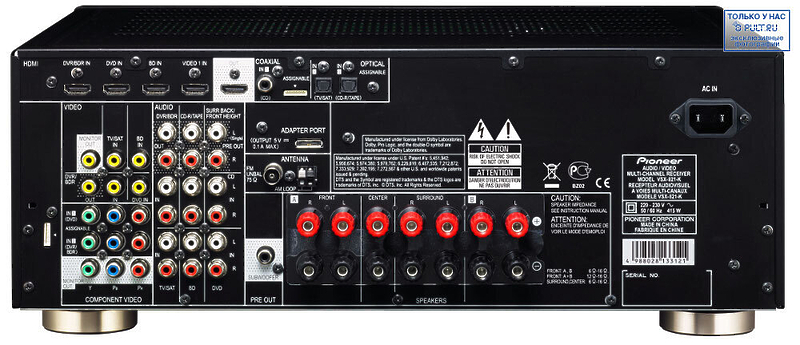 AV Ресивер Pioneer VSX-821-K артикул 381539FV-1 фото 5