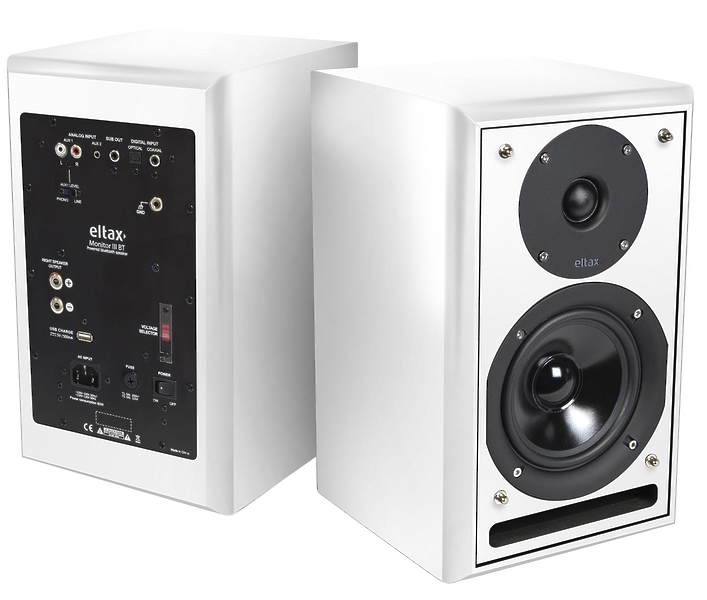 Комплект акустики Eltax Monitor III BT Phono active White артикул 258919Si-1