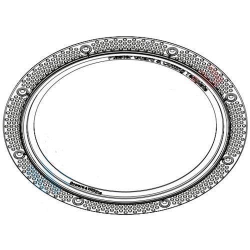Комплект для скрытой инсталляции B&W Frame Plaster Kit 6R артикул 242262Si-1