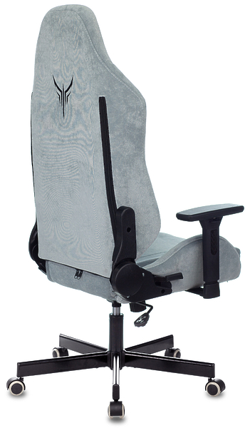 Кресло Knight N1 SKY (Game chair Knight N1 Fabric grey/l.blue Light-28 headrest cross metal) артикул 263337Si-1 фото 6