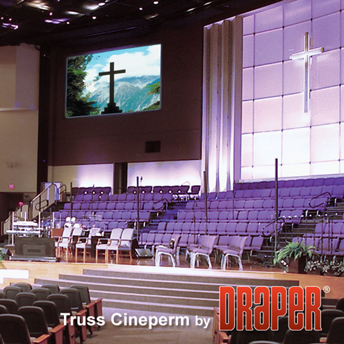 Экран Draper Cineperm NTSC (3:4) 198/78" 120x160 M1300 (натяжной) артикул 345401FV-1 фото 9