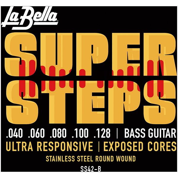 Струны для бас-гитары La Bella SS42 артикул 291193Si-1
