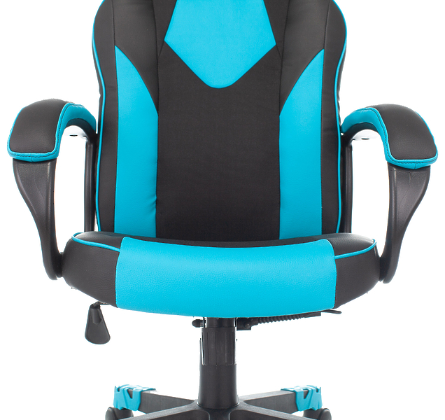 Кресло Zombie GAME 17 BLUE (Game chair GAME 17 black/blue textile/eco.leather cross plastic) артикул 263254Si-1 фото 11