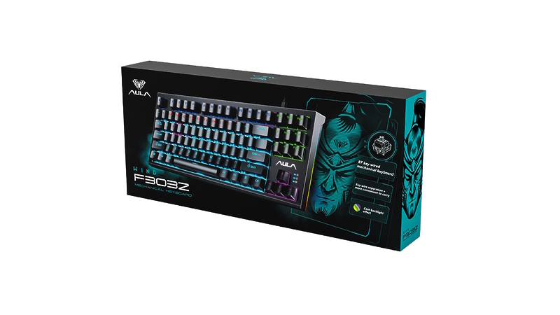 Игровая механическая клавиатура AULA F3032 артикул 303023Si-1 фото 3