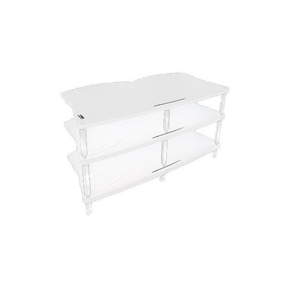 Стойка под Hi-Fi Bassocontinuo CYMBALON 2.1 Inside White 290 mm (ножки белые) артикул 286974Si-1