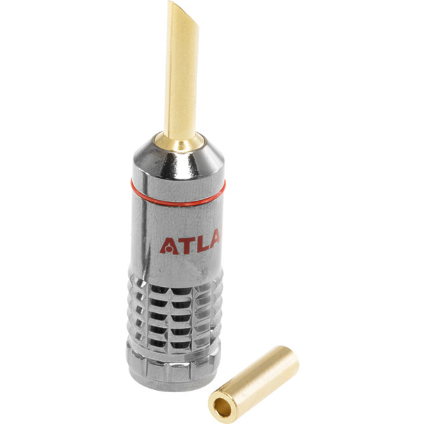 Разъем Atlas Metal Z-plug Crimp красный артикул 027088Si-1