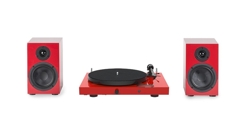 Комплект Pro-Ject SET JUKEBOX E1 + SPEAKER BOX 5 RED/RED артикул 271483Si-1 фото 3
