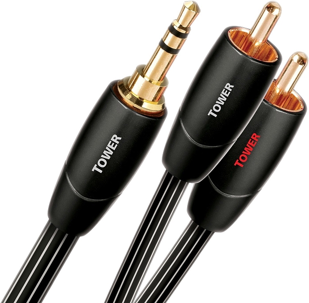 Кабель межблочный аудио AudioQuest Tower 3.5M-2RCA, 12.0 м артикул 220046Si-1