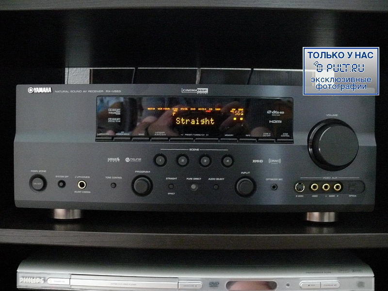 AV Ресивер Yamaha RX-V663 RDS black артикул 389294FV-1 фото 6