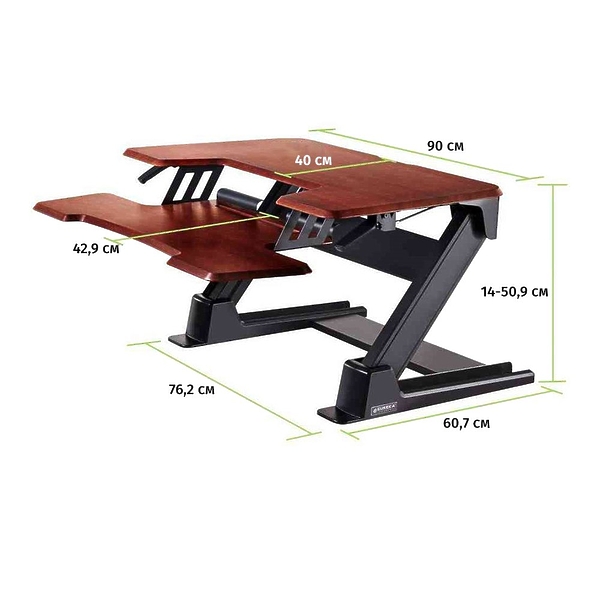 Подставка для работы стоя EUREKA CV-PRO36C Cherry артикул 336671Si-1 фото 4