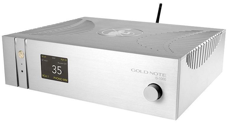 Интегральный усилитель/стример Gold Note IS-1000 Deluxe Line Silver артикул 231575Si-1 в интернет-магазине «HiFiRussia»