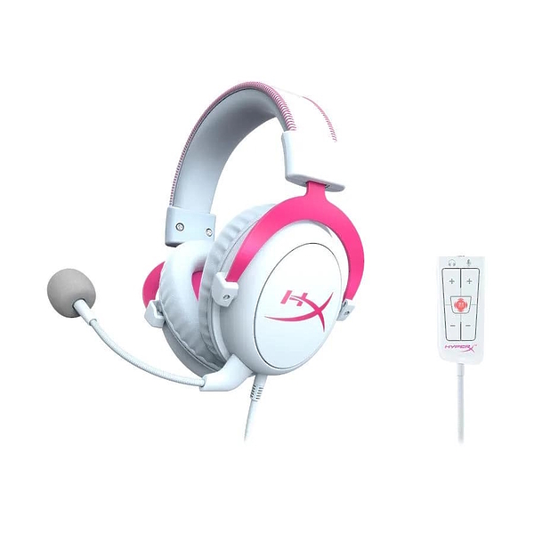 Игровая гарнитура HyperX CLOUD II Pink артикул 309026Si-1