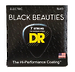 Струны для электрогитары DR BKE7-11 Black Beauties Black Coated Electric 11-60