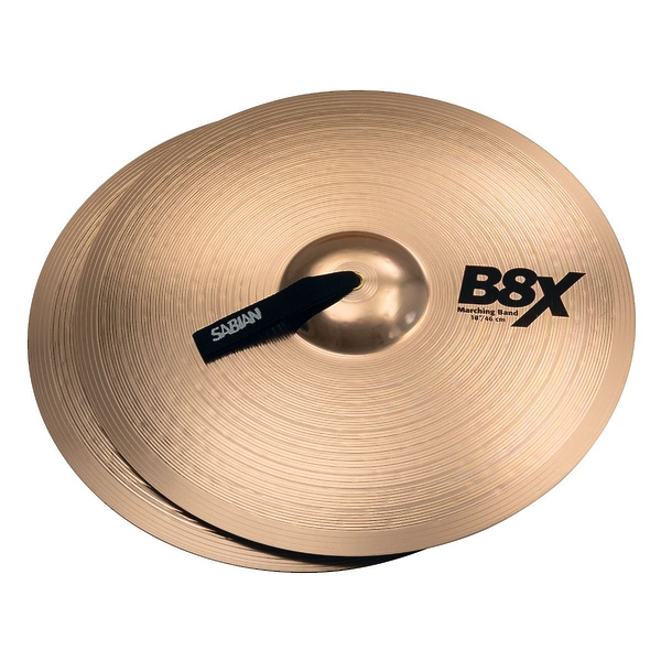 Тарелки маршевые Sabian 18" B8X Marching Band артикул 321967Si-1