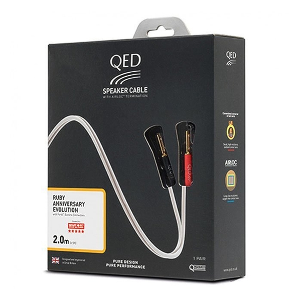 Акустический кабель QED Revelation Pre-Terminated Speaker Cable 5.0m QE1444 артикул 167650Si-1