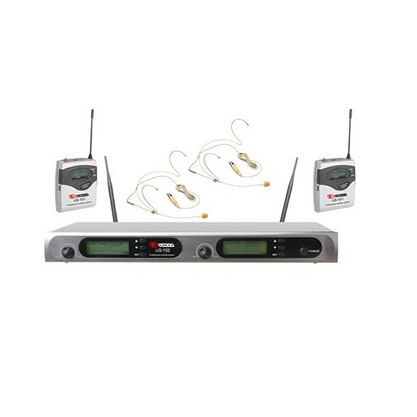 Микрофонная радиосистема Volta US-102H (00-12054) with aluminuim case (600-636MHZ) артикул 198677Si-1