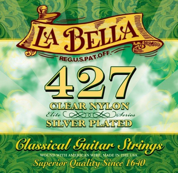 Струны для классической гитары La Bella 427 Pacesetter артикул 291054Si-1