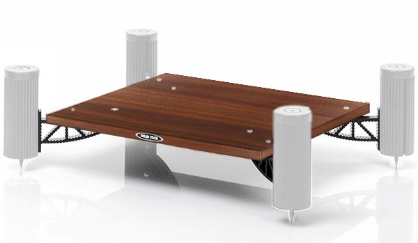 Полка Solid Tech HY490 Black consoles/Walnut shelf артикул 229258Si-1