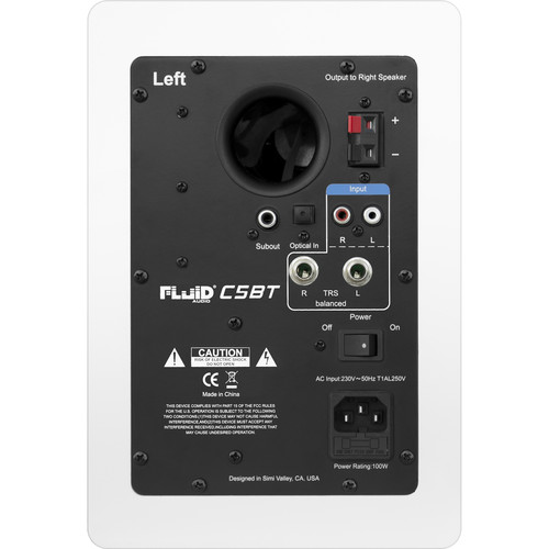 Студийные мониторы Fluid Audio C5BTW артикул 257509Si-1 фото 5
