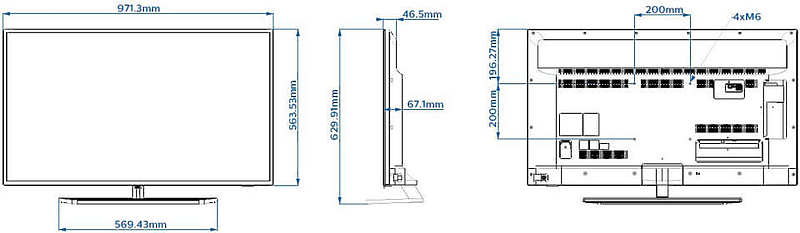 Коммерческий телевизор Philips 43HFL6014U/12 артикул 209927Si-1 фото 3