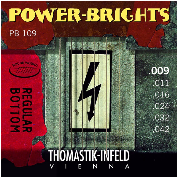 Струны для электрогитары Thomastik Power-Brights PB109 артикул 291478Si-1