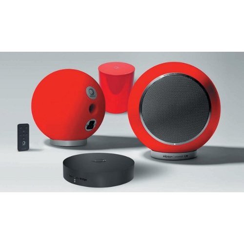 Elipson Planet LW 2.0 Red Speaker + Audio Bridge + Planet Sub артикул 107607Si-1