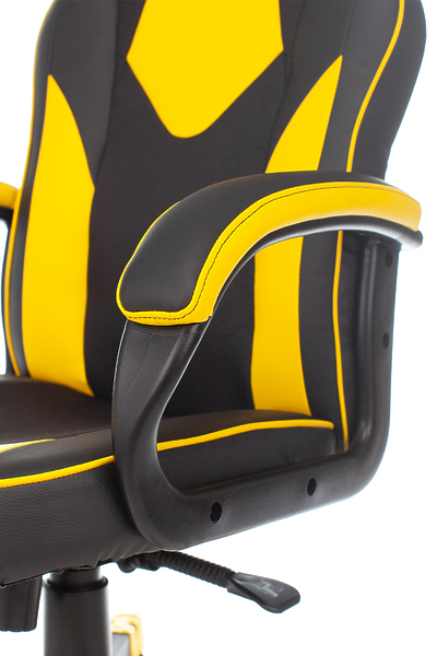 Кресло Zombie GAME 17 YELL (Game chair GAME 17 black/yellow textile/eco.leather cross plastic) артикул 263204Si-1 фото 13