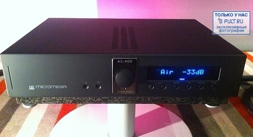 Стереоусилитель Micromega AS400 black артикул 328471FV-1 фото 4