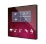 Комнатный контроллер Zennio ZVI-FD KNX Flat Display, ЖК дисплей 1,8’’, до 8 элементов индикации, 5 многоф. сенсорных кнопок, 2хAI/DI, термостат, датчик температуры, датчик приближения, пластик. рамка, 81х81х9мм, в уст. коробку, артикул 206564Si-1