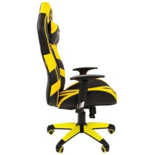 Кресло игровое Chairman game 25 00-07054100 Black/Yellow артикул 269966Si-1 фото 3