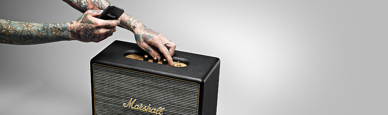 Портативная акустика Marshall Woburn black артикул 110332Si-1 фото 5