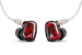 Наушники Astell&Kern Solaris X Black Red