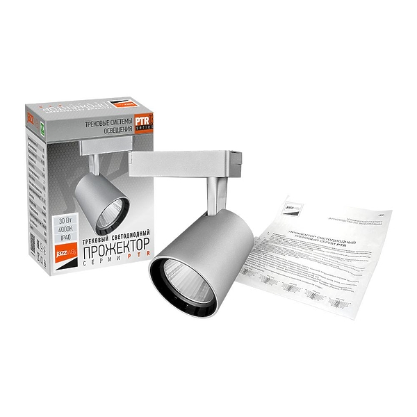 Светильник трековый JazzWay PTR 0330 30Вт GR артикул 281833Si-1 фото 5