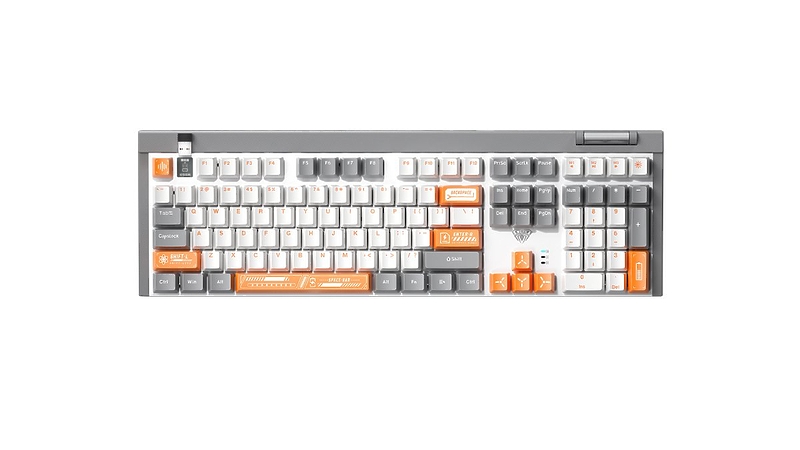 Механическая клавиатура AULA F3050 Gray/White артикул 303026Si-1