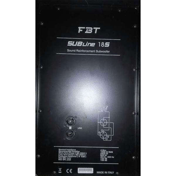 Сабвуфер FBT SUBLINE18S артикул 124158Si-1 фото 4