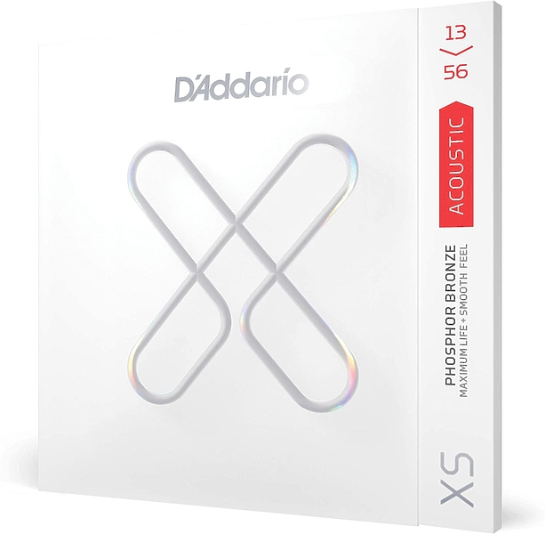 Струны D'Addario XSAPB1356 Set Acoustic Guitar XS Phosphor Bronze 13-56 артикул 273998Si-1
