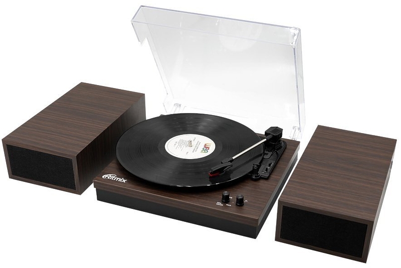 Проигрыватель винила Ritmix LP-340B Dark wood артикул 241581Si-1