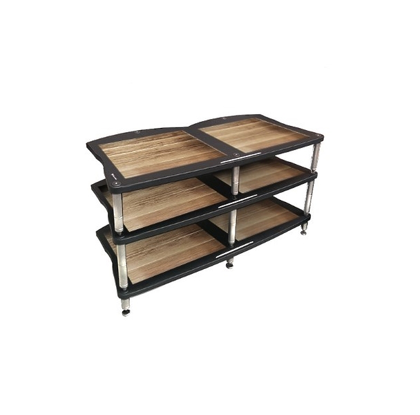 Стойка под Hi-Fi Bassocontinuo CYMBALON 2.1 Walnut 190 mm (ножки серебро) артикул 273868Si-1