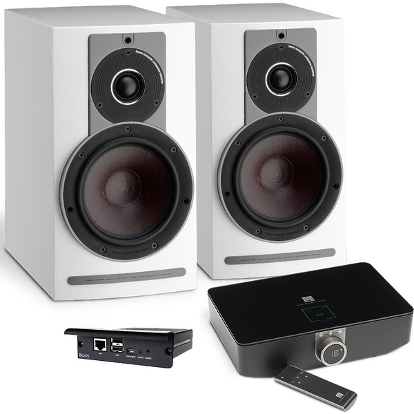 Полочная акустика Dali Rubicon 2 C white high gloss + DALI Sound Hub + BluOS Module артикул 217414Si-1