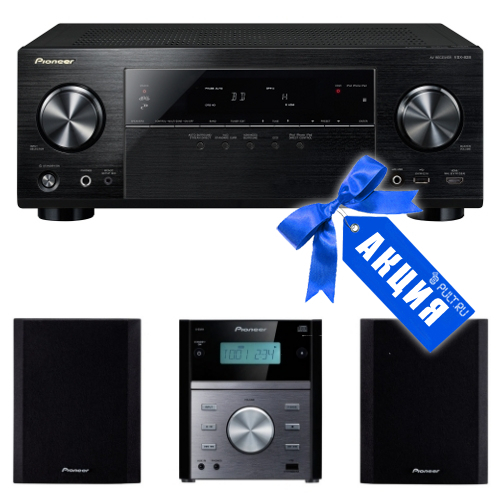 AV ресивер Pioneer VSX-828-K + X-EM11 артикул 102749Si-1