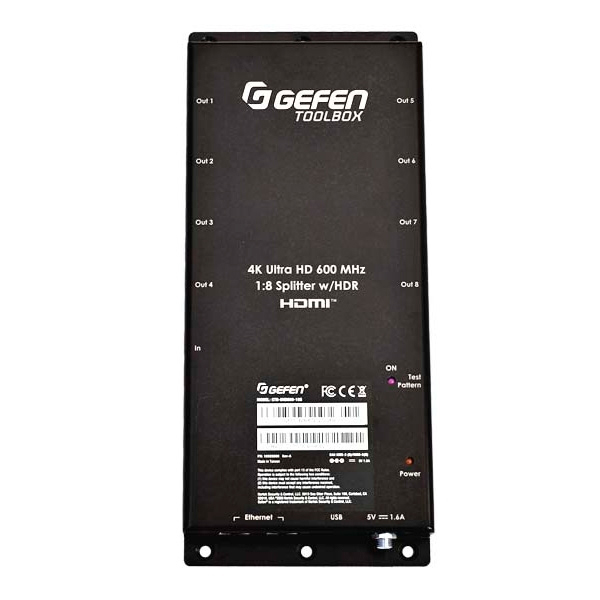 Усилитель-распределитель Gefen GTB-UHD600-18S-RT артикул 277634Si-1 фото 3