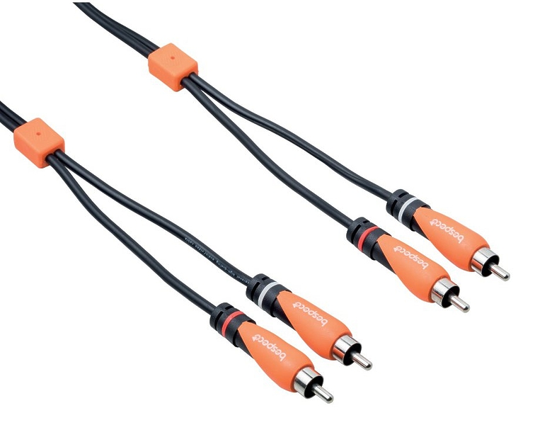 Кабель межблочный аналоговый RCA Bespeco SL2R180 1.8 m артикул 257248Si-1