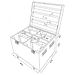 Туровый кейс Silver Star Flight case for SS656 PLUTO4000 4/1 P20176