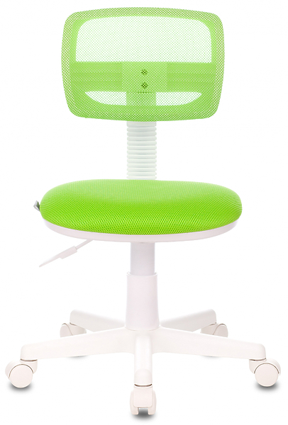 Кресло Бюрократ CH-W299/SD/TW-18 (Children chair CH-W299 l-green TW-03A TW-18 mesh/fabric cross plastic plastik белый) артикул 263320Si-1 фото 3