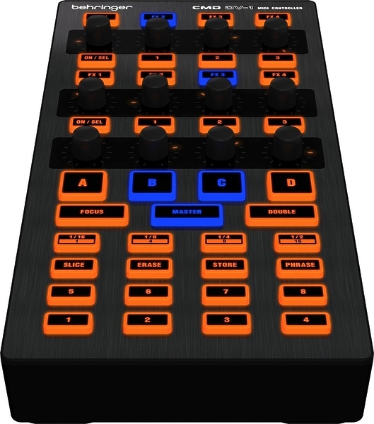DJ-контроллер Behringer CMD DV-1 артикул 146065Si-1 фото 3