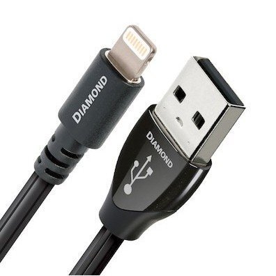 Кабель AudioQuest Diamond, Lightning-USB 0.75m артикул 191559Si-1