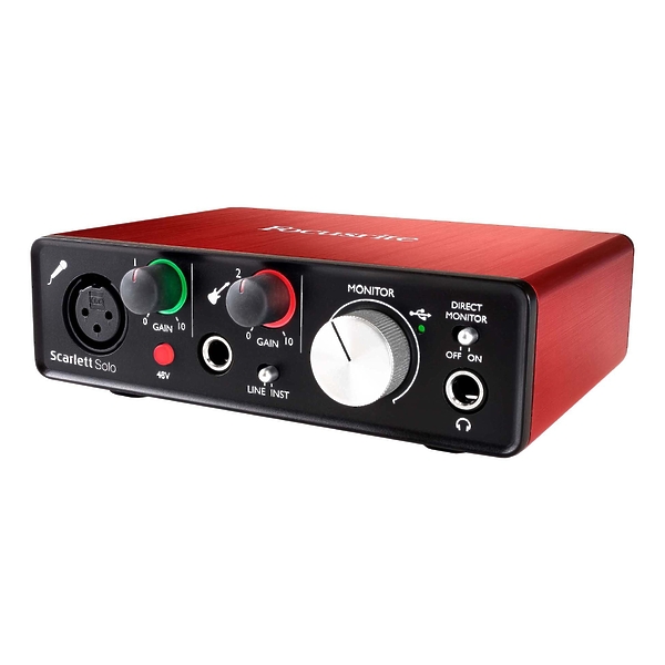 Микрофонный предусилитель FOCUSRITE Scarlett Solo 2nd Gen артикул 180834Si-1