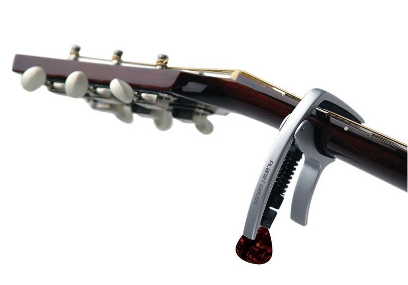 Каподастр Planet Waves PW-CP-09S NS TRI-ACTION CAPO SILVER артикул 275054Si-1 фото 4