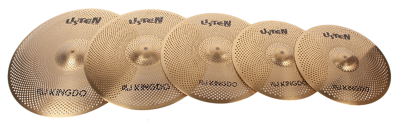 Комплект тарелок KINGDO LOW VOLUME SET 14"+16"+18"+20" GOLDEN артикул 320600Si-1 фото 6